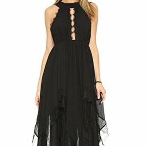 Free People Ivory Tower Lace Maxi Dress